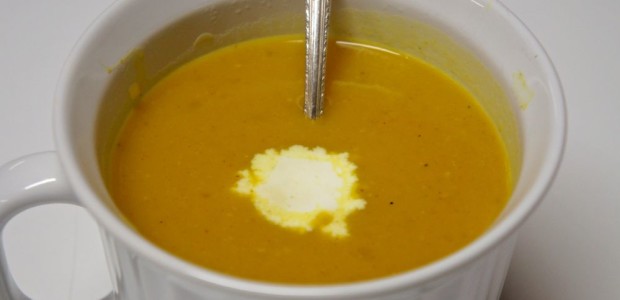 Curry Pumpkin Coconut Crockpot Soup